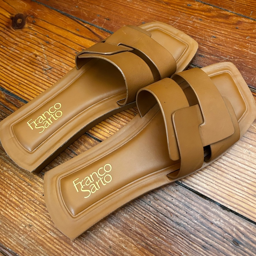 Franco Sarto Geometric Woven Sandal